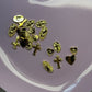 20 - Piece 3D Virgin Mary & Cross Nail Charms – Gold Alloy Nail Art Decorations - JTessentials