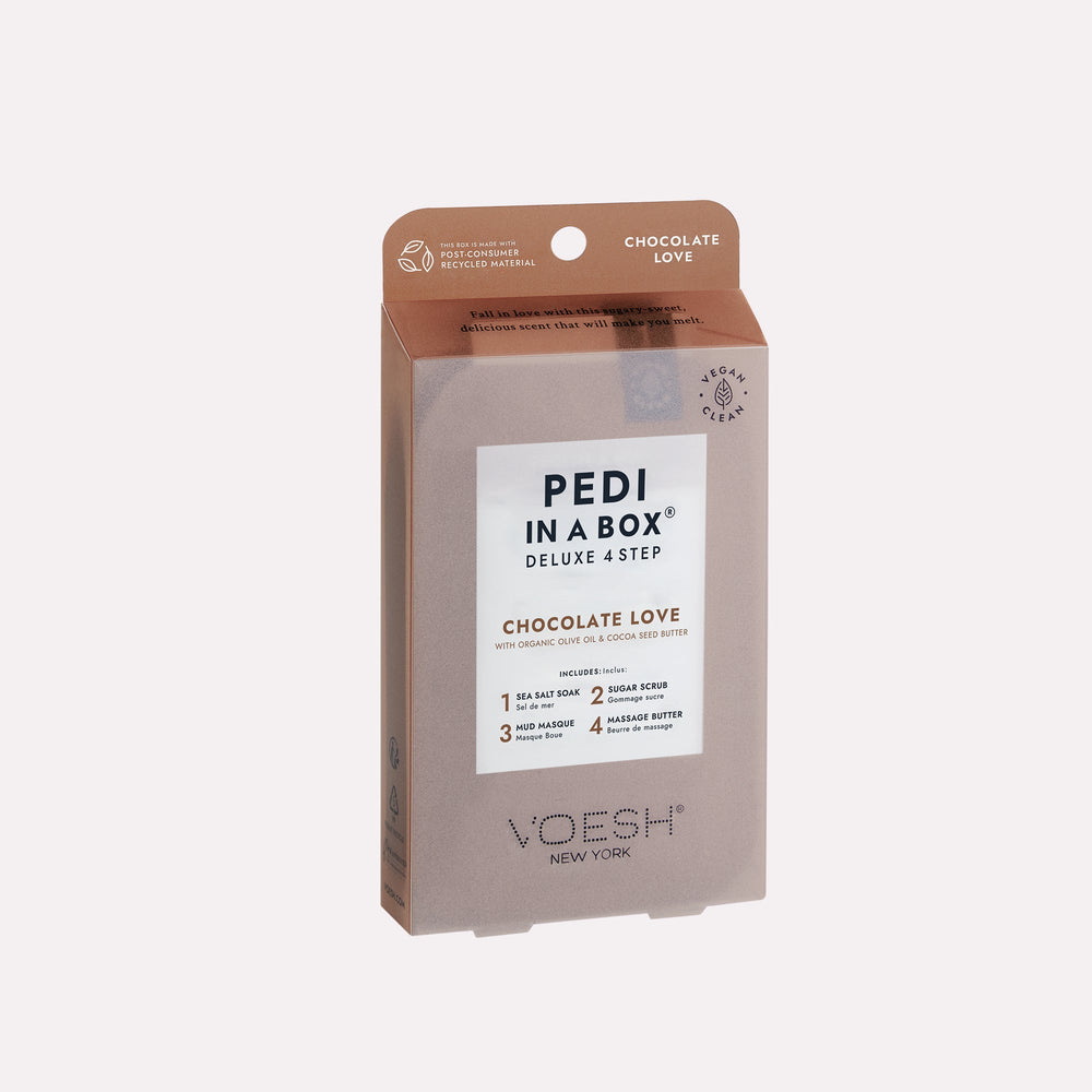 Pedi in a Box – Deluxe 4-Step Spa Pedicure Kit | Exfoliate, Nourish, Hydrate & Glow