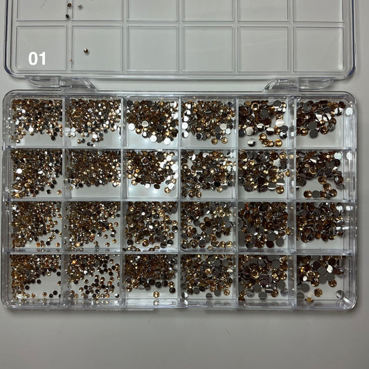 Rhinestone box mix