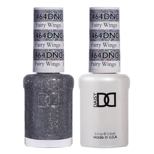 DND #464 Fairy Wings – Iridescent Shimmer Gel & Matching Polish Duo | Dreamy Holographic Sparkle for Nails