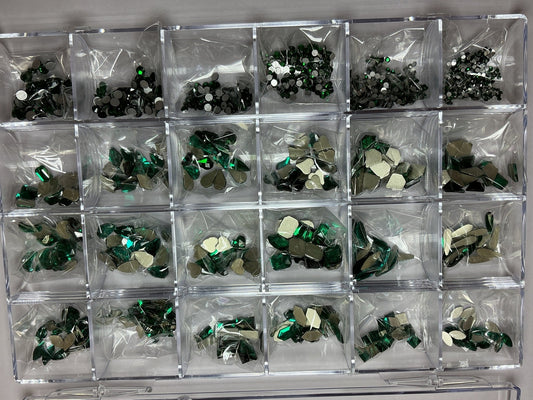24 grit- high quality rhinestone box Bling for nails - JTessentials