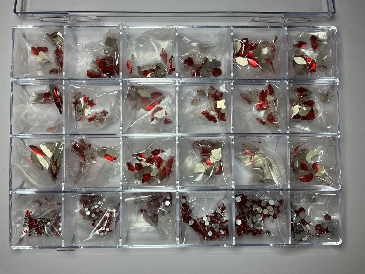 24 grit- high quality rhinestone box Bling for nails - JTessentials