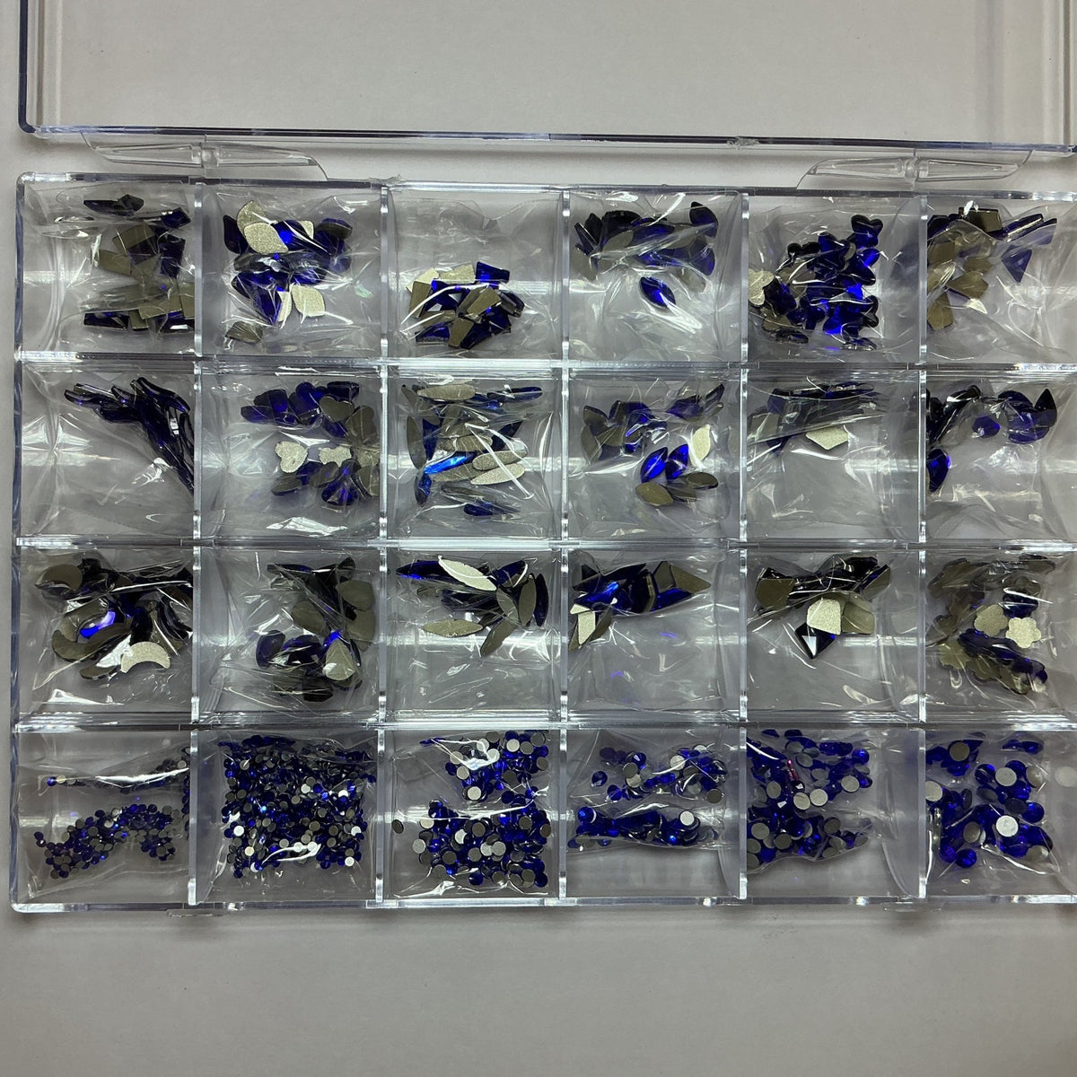 24 grit- high quality rhinestone box Bling for nails - JTessentials