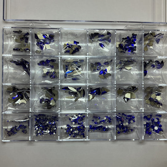24 grit- high quality rhinestone box Bling for nails - JTessentials