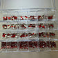 24 grit - Red high quality rhinestone box - JTessentials