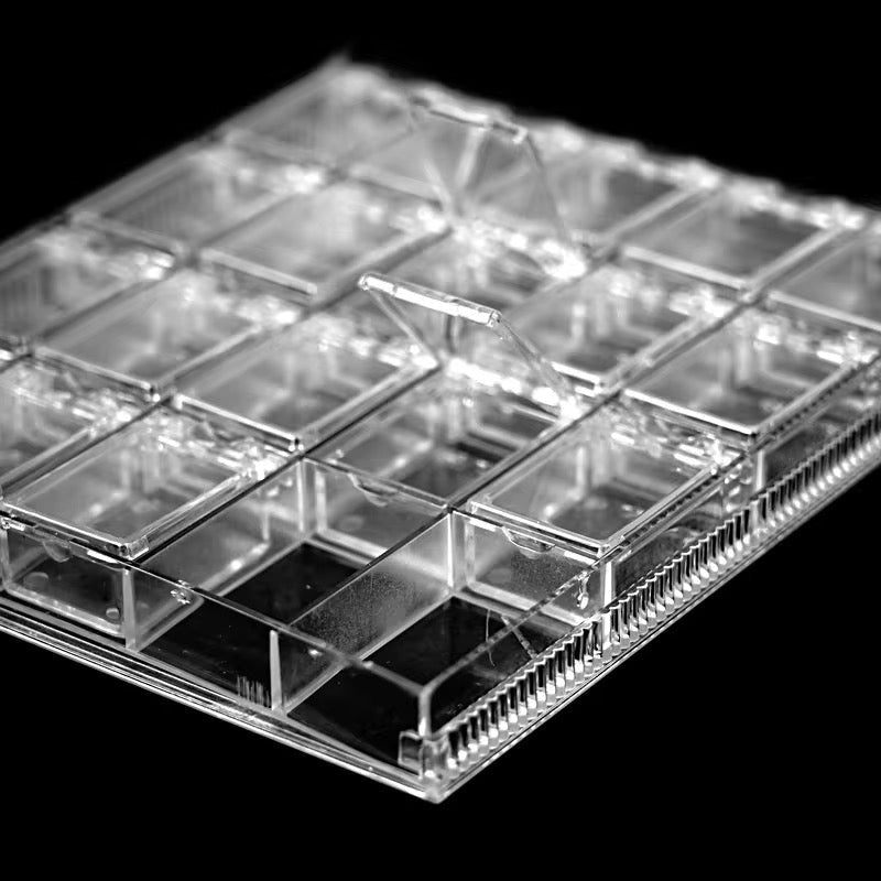24 Slot Nail Art Storage Box with Flip Lid Organizer - JTessentials
