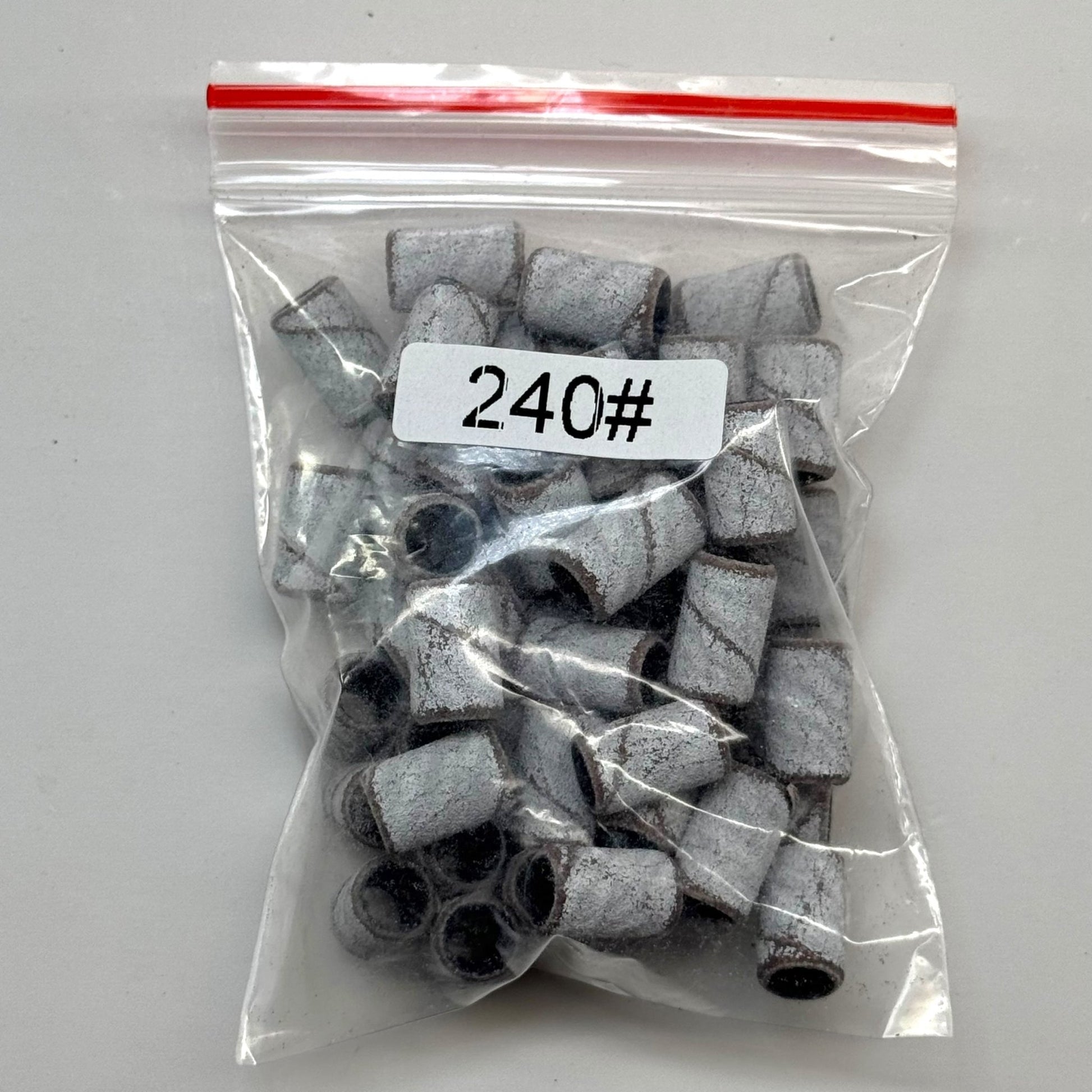 240 Mandrel Bits – Fine Grit Sanding Bands for Nail Prep & Finishing - 50 pcs - JTessentials