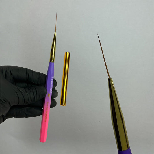 25mm Detail Liner Nail Art Brush - Precision Nail Brush for Fine Designs - JTessentials
