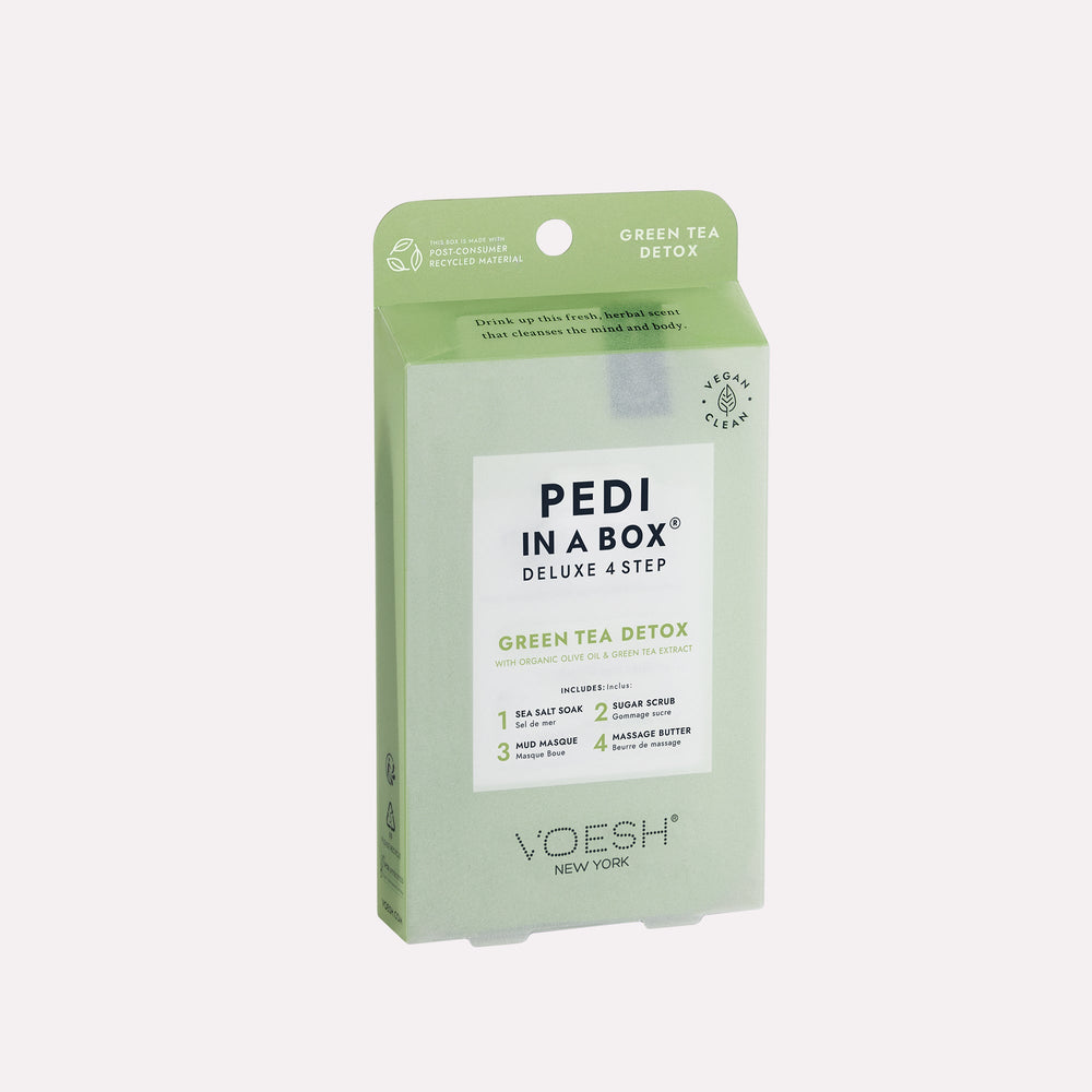 Pedi in a Box – Deluxe 4-Step Spa Pedicure Kit | Exfoliate, Nourish, Hydrate & Glow