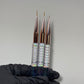 3 - Piece Liner Nail Art Brush Set – Precision Detailing Brushes for Gel & Nail Polish Designs - JTessentials
