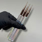 3 - Piece Liner Nail Art Brush Set – Precision Detailing Brushes for Gel & Nail Polish Designs - JTessentials