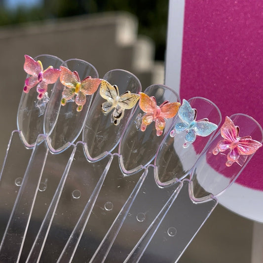 30 PCs Butterfly Box - 6 color pastel color - 01 - JTessentials