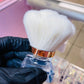 Rose shaped Nail Dust brush - white
