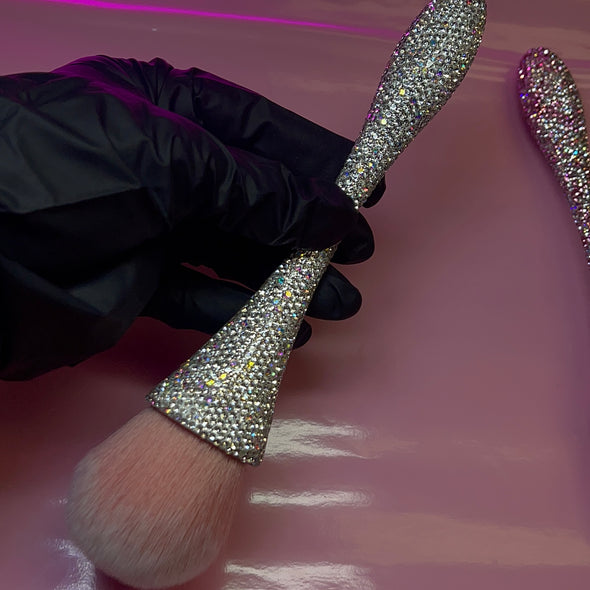 1 PC Blinged Out-Brush for Nail Dust| Silver