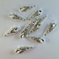 10 pcs -silver Lux  Nail Charm