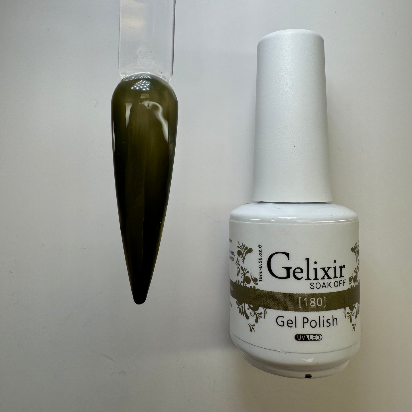 #180 gel polish- Gelixir Gel Polish - Long-Lasting, High Shine Gel for Salon-Quality Nails