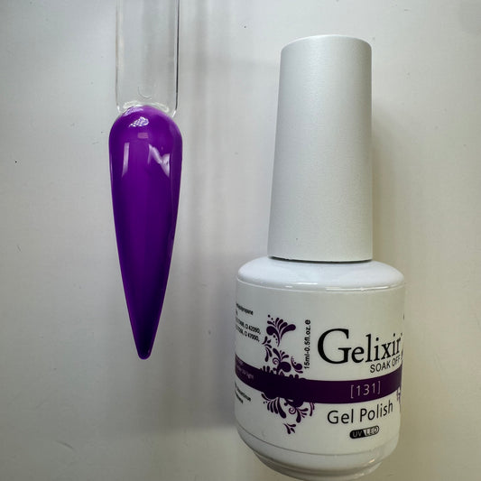 #131 gel polish- Opera Mauve purple Gelixir Gel Polish - Long-Lasting, High Shine Gel for Salon-Quality Nails