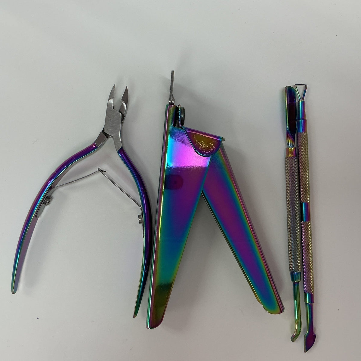 4 pc -Nail implements kit for nail enhancement- prep work - nail tip cutter - JTessentials
