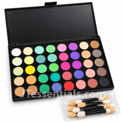 40-Color Nail Art Pigment Palette - JTessentials