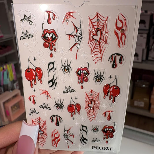 PD031 - halloween nail stickers