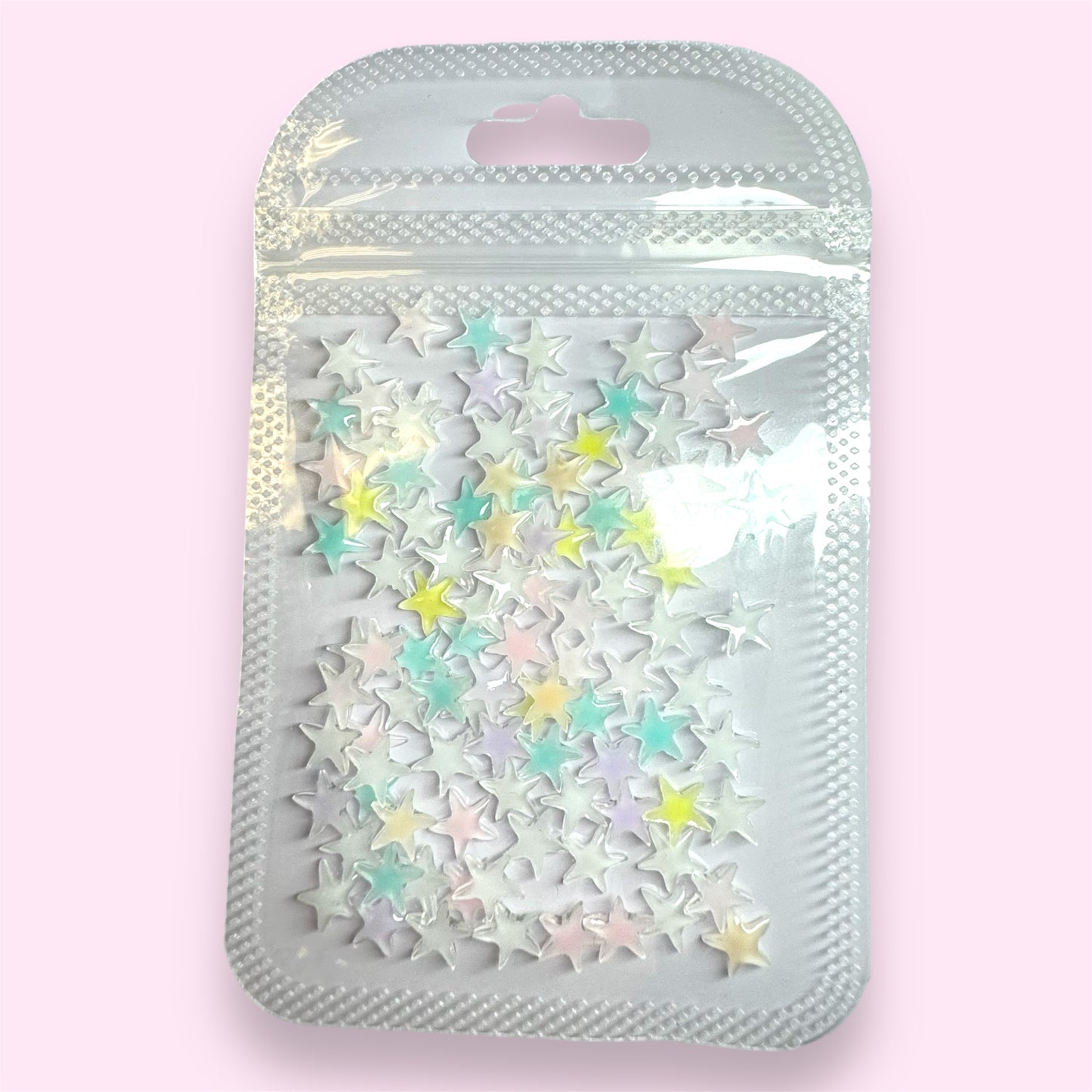 100 pcs Pastel Star Nail Charm Outline – Perfect for Nail Art Creations