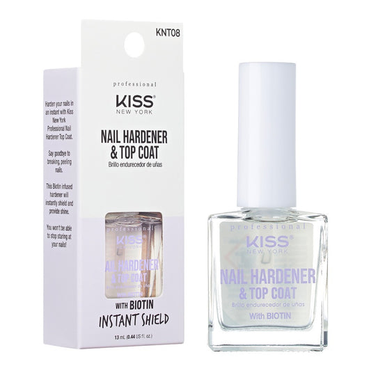 Nail Hardener & Top Coat – Strengthening Nail Treatment KISS Professional