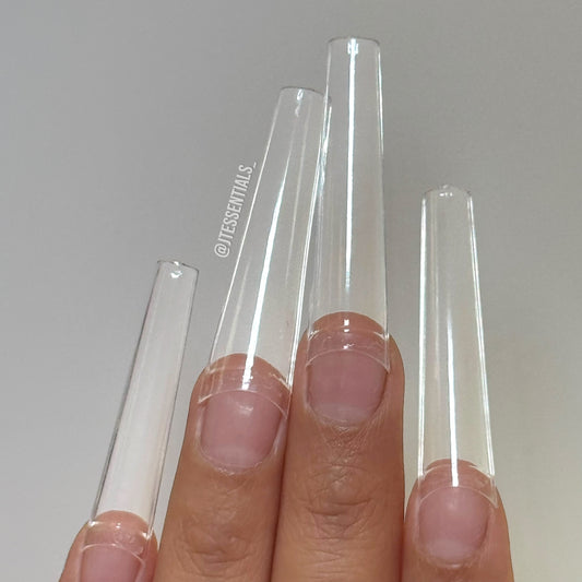 XL Straight Coffin Nail Tips Box