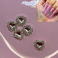 5 pcs Heart Diamond Pink Crystal Nail Charms - Perfect for Valentine’s Nail Art - JTessentials
