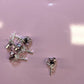 5 pcs Key with Heart Nail Charms - Perfect for Valentine’s Day Nail Art - JTessentials