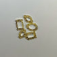 5 - Piece Frame Holder Nail Charms - Elegant Accents for Unique Nail Art - JTessentials