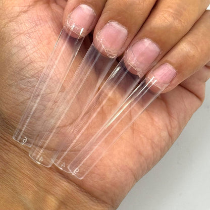 504 pcs - XXL NO C Square straight Nail tip BOX Ys - 125 - JTessentials
