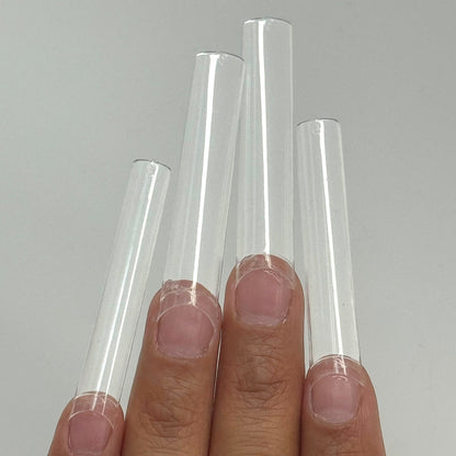 504 pcs - XXL NO C Square straight Nail tip BOX Ys - 125 - JTessentials