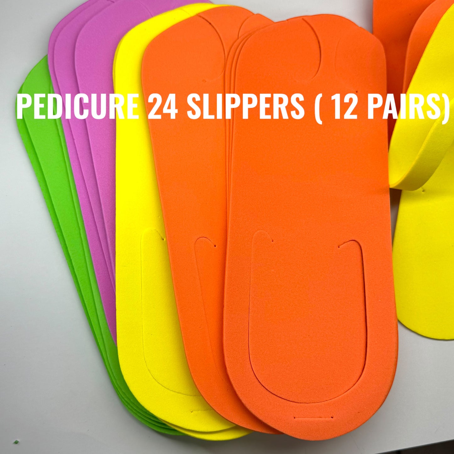 Disposable Pedicure Sandals – 12 Pairs for Professional & Home Use