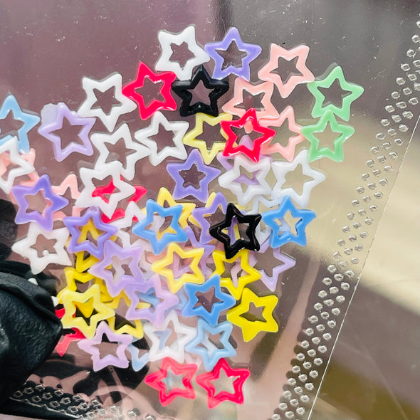 50 pcs -Star charm