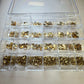 24 grit-champagne high quality rhinestone box Bling for nails