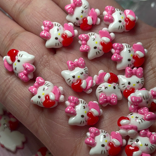 6 pcs Hello kitty HEART