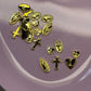 20-Piece 3D Virgin Mary & Cross Nail Charms – Gold Alloy Nail Art Decorations