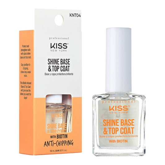 Glass Shine Base & Top Coat by kiss- Nail Treatment