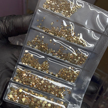 6 grit - Champagne Rhinestone pack - JTessentials
