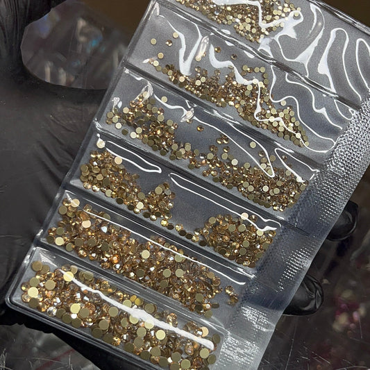 6 grit - Champagne Rhinestone pack - JTessentials