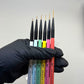 6 - Piece Nail Art Liner Brush Set – Precision Detailing (Sizes 5, 7, 9, 11, 13, 15) - JTessentials