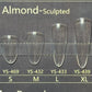 Full Cover Soft Gel Nail Extensions – 15 Sizes Box (Almond-Sculpted )