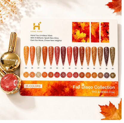 Fall Disco Gel Collection 15 Colors (25 - 39)