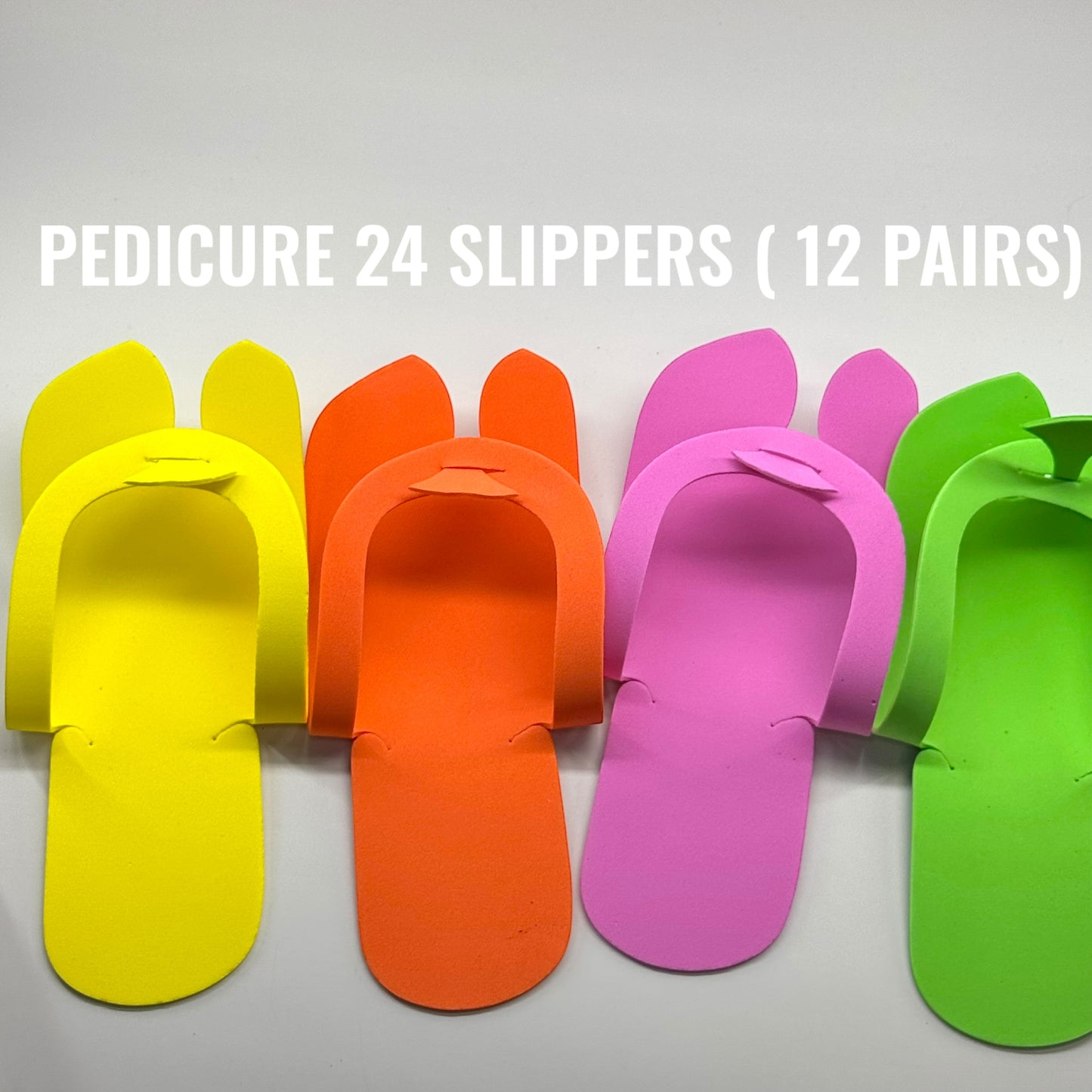 Disposable Pedicure Sandals – 12 Pairs for Professional & Home Use