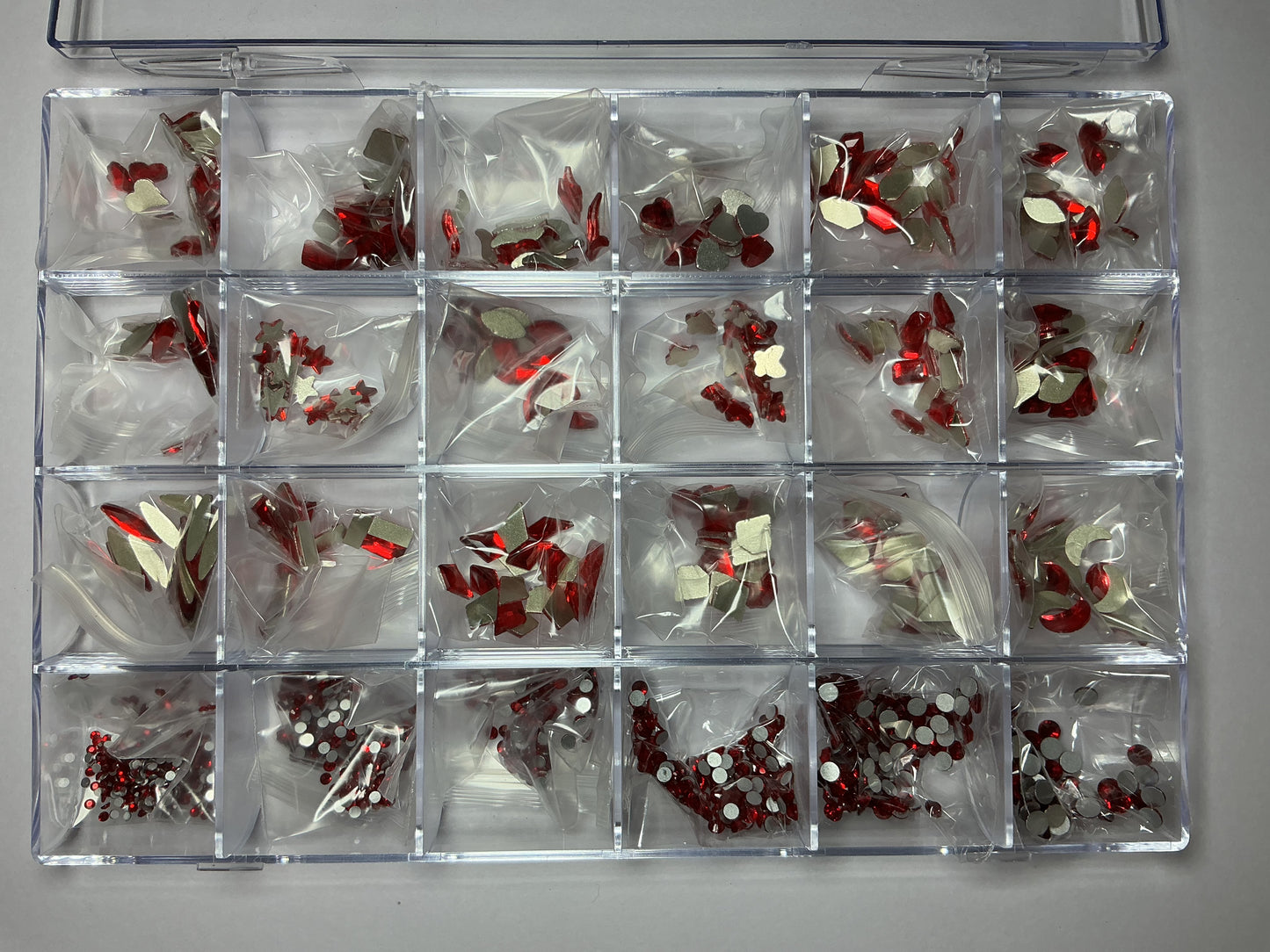 24 grit- high quality rhinestone box Bling for nails