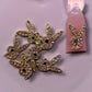 6-Piece Bunny Rhinestone Nail Charms – Playboy-Inspired Luxury Nail Art