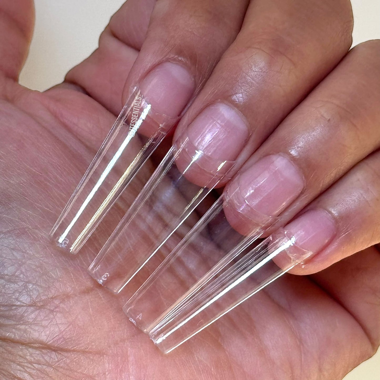 Long Straight Coffin-Nail Tips Box 500 pcs