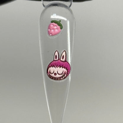 7107 LABUBU Nail Art Stickers – Cute Cartoon Self - JTessentials