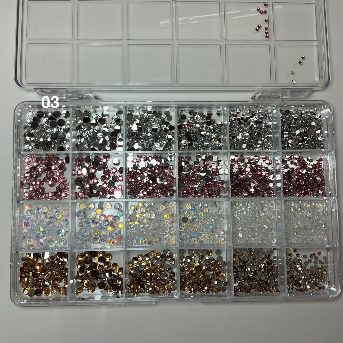 Rhinestone box mix