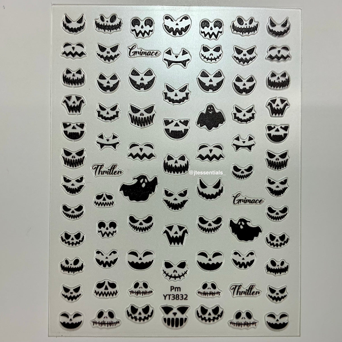 Halloween Black- Nail sticker